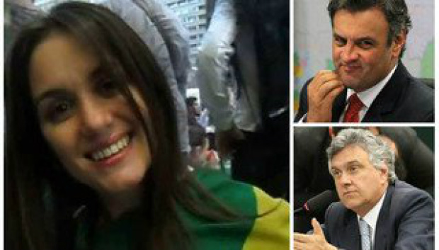 Ativista acusa Aécio e Caiado de financiar grupos pró-impeachment Dani Schweri, que ajudou a organizar manifestações contra a corrupção, se diz hoje desiludida e traída / Foto: Divulgação