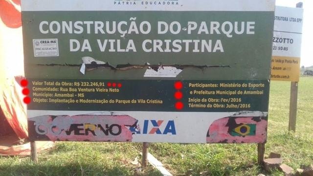 Vereador pede instalação de postes com luz de LED no Parque da vila Cristina Foto: Divulgação