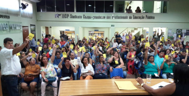 A nota foi aprovada durante assembleia geral realizada na sexta-feira (18) / Foto: Fetems