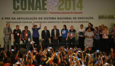 Combate à corrupção nunca foi tão firme e severo como neste governo, diz Dilma ao participar da 2ª Conferência Nacional de Educação / Foto: José Cruz