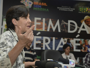 Ministra do Desenvolvimento Social e Combate à Fome, Tereza Campello.