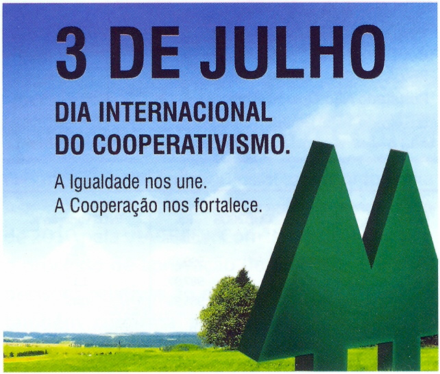 3 de Julho - Dia Internacional do Cooperativismo
