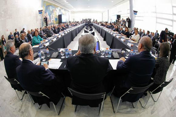 Previdência e assistência social aumentaram gastos públicos, diz Meirelles Presidente Michel Temer durante reunião do CDES - Conselho de Desenvolvimento Econômico Social.Foto: Divulgação