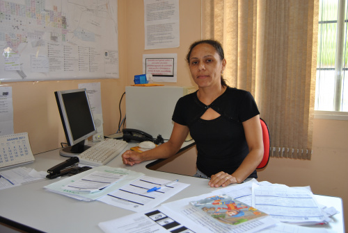 A coordenadora do Programa Conviver de Amambai, Marcia Campos de Souza Charão.