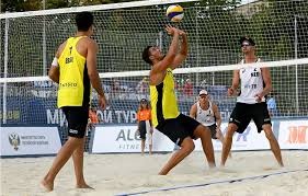 Dupla do Brasil vence no vôlei de praia dos Jogos Militares Dupla do Brasil vence no vôlei de praia dos Jogos Militares