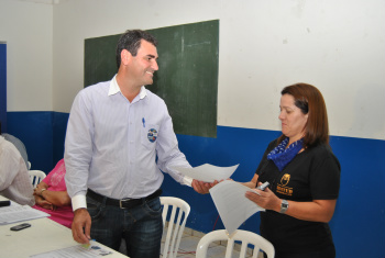 Candidato a prefeito, Gilmar Vicentim (PDT).