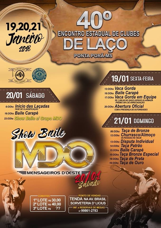 Agenda de eventos para Amambai e região Agenda de eventos para Amambai e região