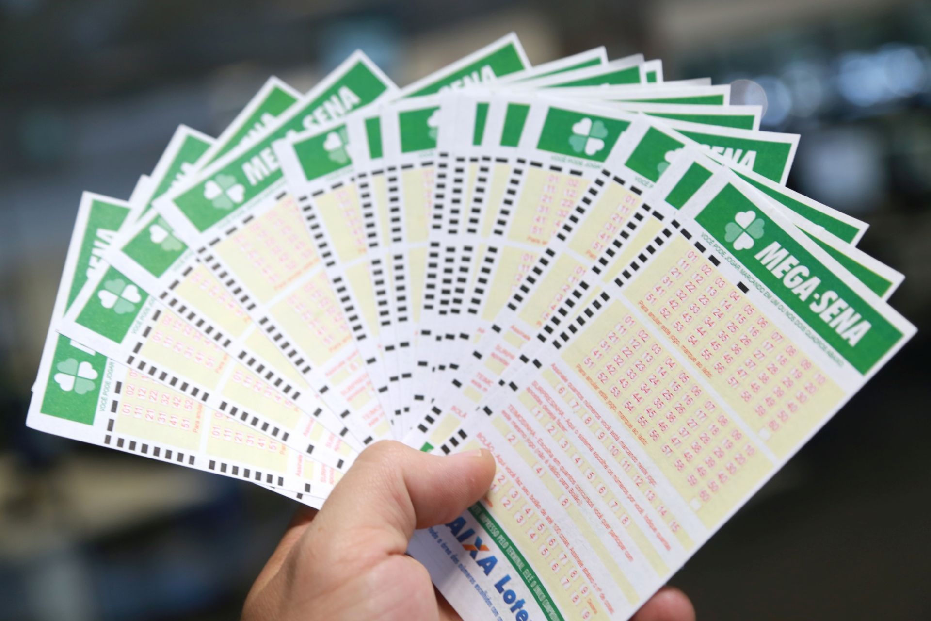 Veja as dezenas sorteadas da Mega-Sena desta quinta-feira