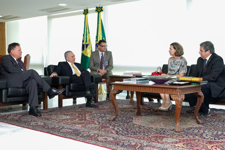 Diretora-geral da OIE elogiou recursos brasileiros de defesa sanitária durante reunião com o presidente Michel Temer.Foto: Divulgação