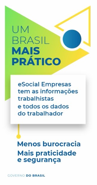 eSocial Empresas vai reduzir burocracia e aumentar segurança ao trabalhador eSocial Empresas vai reduzir burocracia e aumentar segurança ao trabalhador