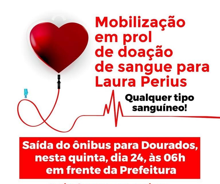 Amambaiense internada em Dourados necessita de doação de sangue Foto: Divulgação