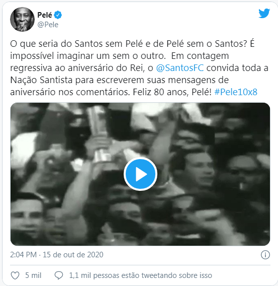 Pelé 80 anos: vida longa ao rei do futebol Pelé 80 anos: vida longa ao rei do futebol