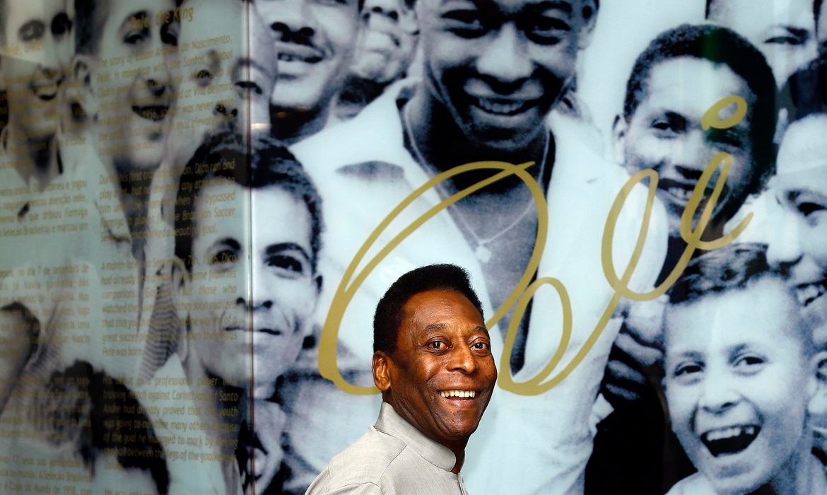 Pelé representou “o talento absoluto do futebol brasileiro” © Ricardo Saibun/Santos FC/Divulgação/Direitos Reservados