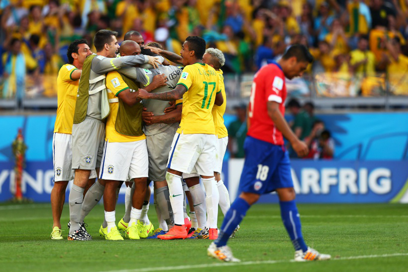 Entre os sul-americanos, Chile é a equipe contra a qual jogamos mais vezes: quatro, com três vitórias e um empate que terminou com vitória nos pênaltis