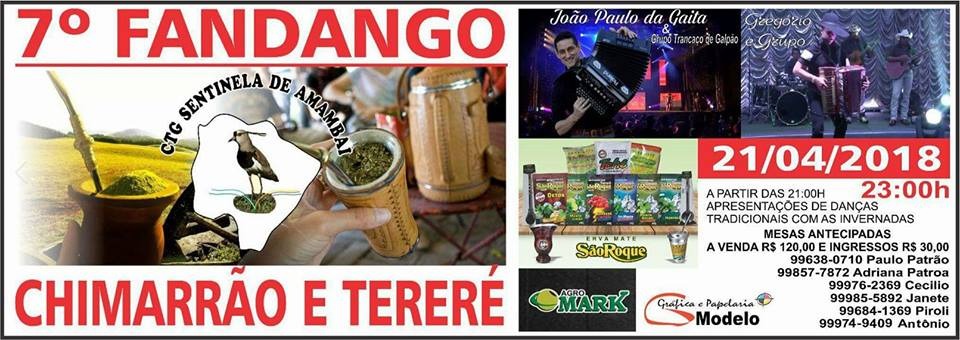 Agenda de eventos para Amambai e região Agenda de eventos para Amambai e região