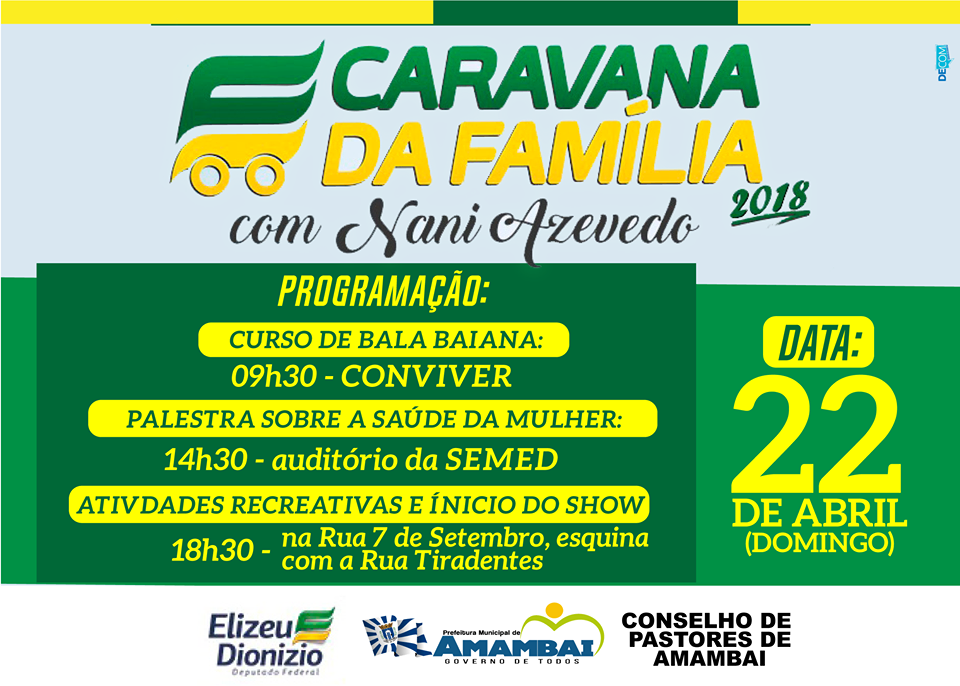 Agenda de eventos para Amambai e região Agenda de eventos para Amambai e região