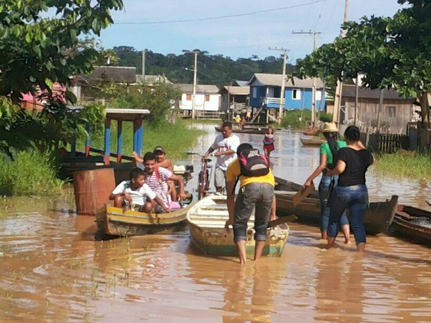 Mais de 22 mil famílias foram afetadas pelas nchentes no Amazonas / Divulgação/Defesa Civil do Amazonas