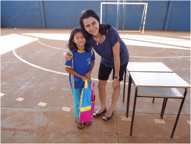 Diretora da Escola Municipal Marlene Vilarinho Albuquerque, Maristela Kuhn.