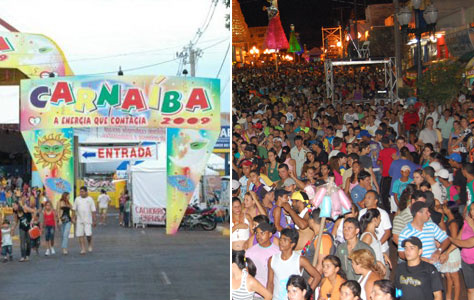 Fátima Folia de Fátima do Sul (direita) e Planeta Carnaíba de Paranaíba (esquerda).