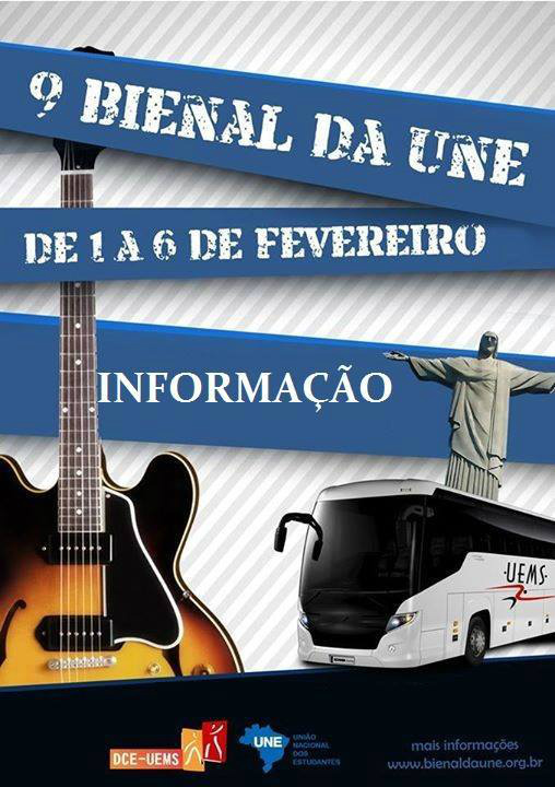 Acadêmicos da UEMS embarcam para a 9ª Bienal da UNE