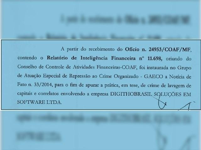 Gaeco iniciou investigação sobre o Detran a partir de comunicação do Coaf.