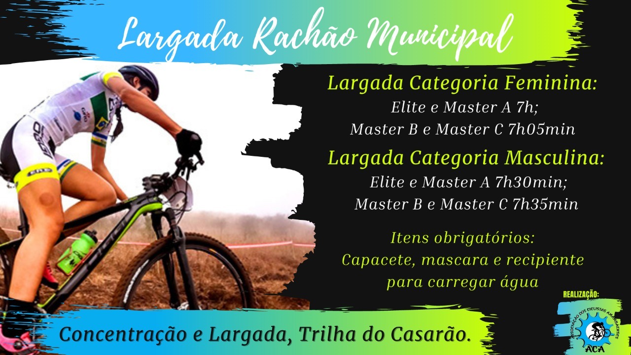 ACA promove Rachão Municipal MTB neste domingo (25), em Amambai Foto: divulgação