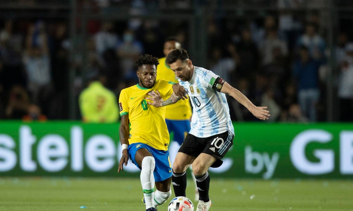 Brasil e Argentina empatam sem gols em jogo muito disputado Foto: Agência Brasil