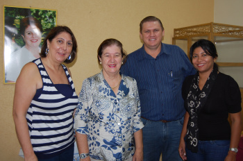 Fiama recebe técnicos do MEC E/D- Maria Cecilia, Encarnação, Sergio Périus e Lilia. Foto: Moreira Produções