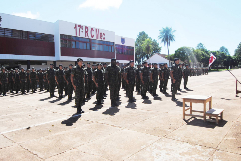 17º RC Mec realizou nessa sexta-feira (22) formatura do Pelotão Haiti