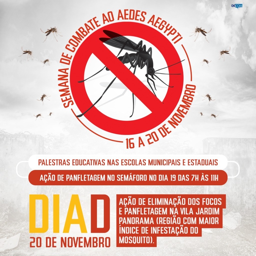 Prefeitura de Amambai realiza nesta semana ação de enfrentamento à dengue Foto: Decom