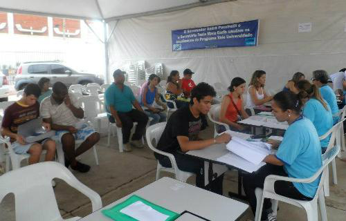 Equipe do Programa Vale-Universidade realiza visitas domiciliares