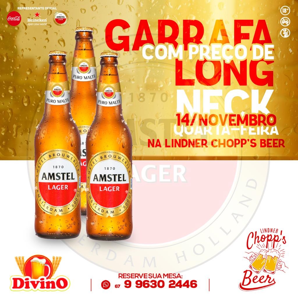 Lindner Chopp's Beer está com promoção inédita para esta quarta-feira (14) Lindner Chopp's Beer está com promoção inédita para esta quarta-feira (14)