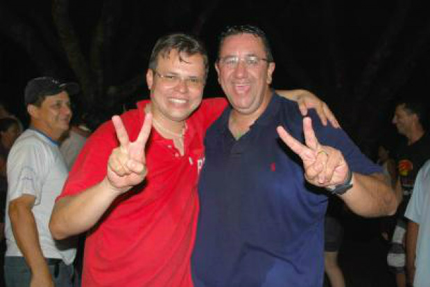 Prefeito de Jardim-MS Marcelo Henrique de Mello (PDT) e o Vice Erney Cunha Bazzano Barbosa (PT)