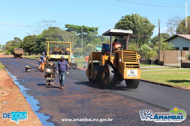 Amambai: ruas da Vila Pimentel estão totalmente recuperadas