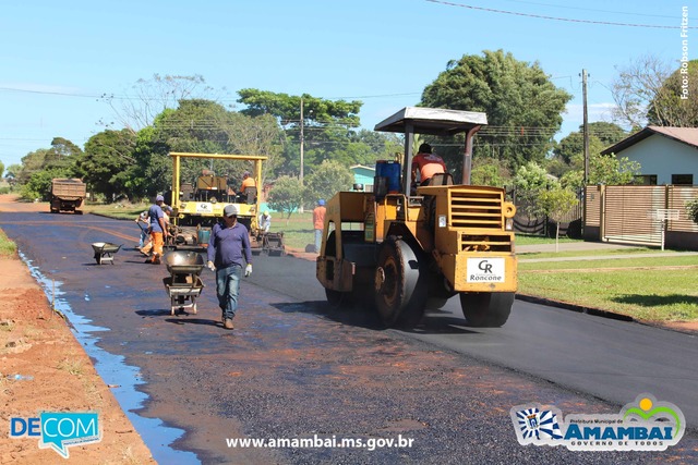 Amambai: ruas da Vila Pimentel estão totalmente recuperadas Amambai: ruas da Vila Pimentel estão totalmente recuperadas