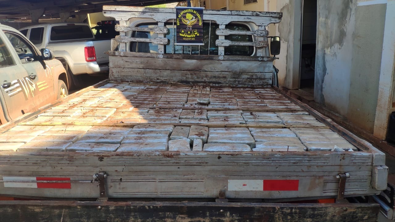 DOF apreende mais de 400 kg de maconha em Dourados Foto: Divulgação