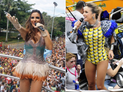 Ivete ou Claudia Leitte: no quarto dia de folia, quem mandou melhor no figurino? Ivete Sangalo cantou vestida de