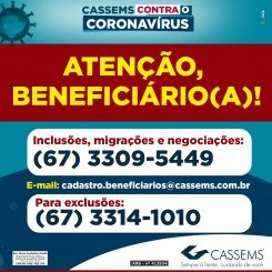 Beneficiários da Cassems podem solicitar atendimento administrativo via telefone Foto: Divulgação Cassems