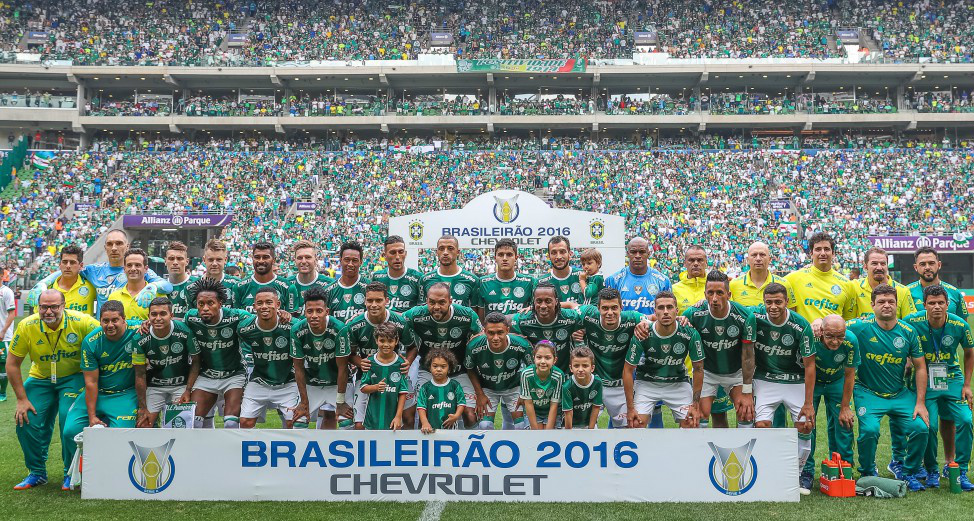 O Palmeiras é o campeão da Série A de 2016.Foto: Divulgação