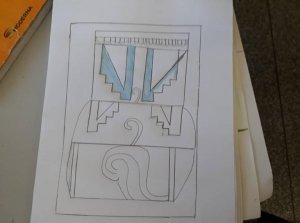 Desenhos feitos pelos alunos de Patrícia / Foto: Acervo Pessoal