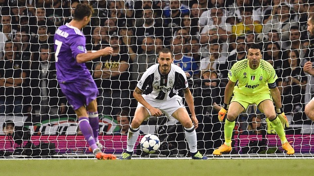 Real Madrid 4 x 1 Juventus Cristiano Ronaldo Juventus Real MadridCristiano Ronaldo voltou a ser decisivo para o Real Madrid na decisão (Crédito: Getty Images)