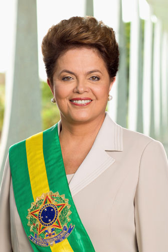 Brasil comemora o primeiro Dia Internacional da Mulher com uma mulher na Presidência Dilma Rousseff na foto oficial da presidência da república / Foto:Divulgação