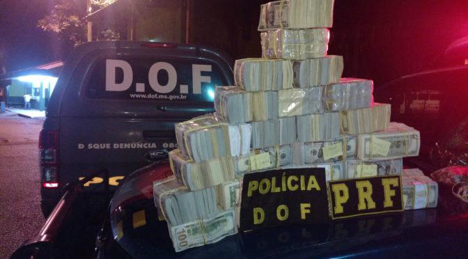 Operação “Corumbá Segura II’ que apreendeu mais US$ 2,4 milhões