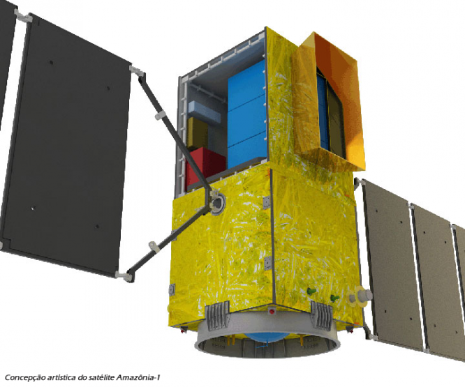 Projeto do Satélite Amazônia-1 avança e entra em fase de testes Projeto do Satélite Amazônia-1 avança e entra em fase de testes