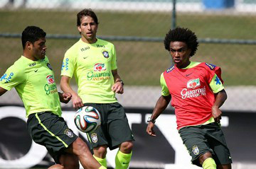 Se dependesse só do histórico, Hulk e William não precisariam se preocupar com a Alemanha. Mas precisa jogar para manter a escrita