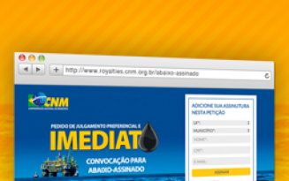 Abaixo-assinado pelos royalties consegue 1,6 mil assinaturas Abaixo-assinado pelos royalties consegue 1,6 mil assinaturas