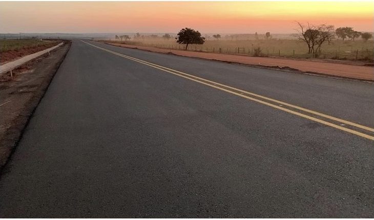 Pavimentação da MS-389 “encurta” distância entre Japorã e Campo Grande Foto: Divulgação