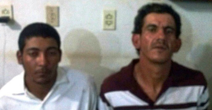 A dupla foi presa após assaltar um taxista de Amambai / Foto: Divulgação