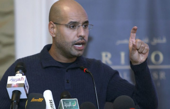 Saif al-Islam, filho de Kadhafi.