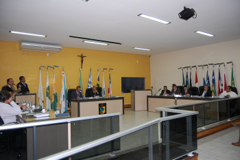 Plenario do legislativo, durante sessão de segunda-feira (25) / Foto: Moreira Produções